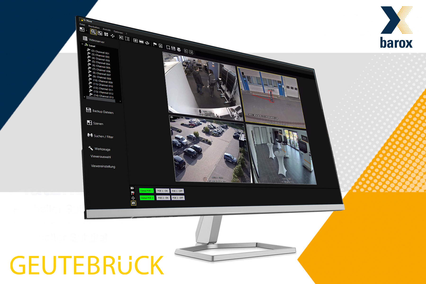 barox provides added value for IP video networks with integration to Geutebrück VMS