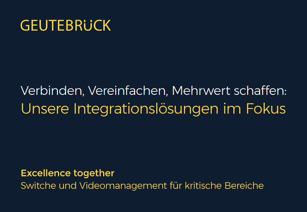 Geutebrück und barox - Excellence together